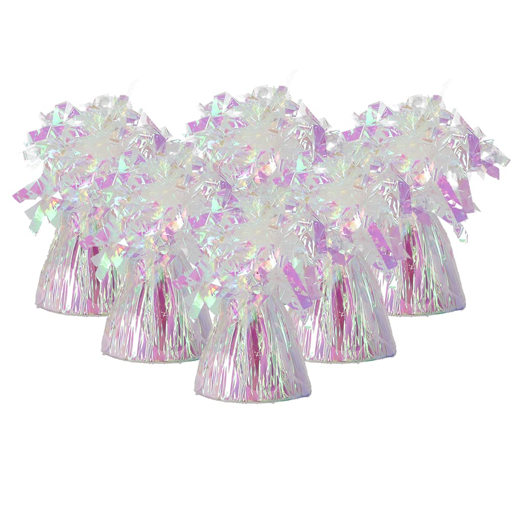 6 Balloon Weights | Helium Balloon Weights For Birthday Party Wedding Balloons (6 pack)
