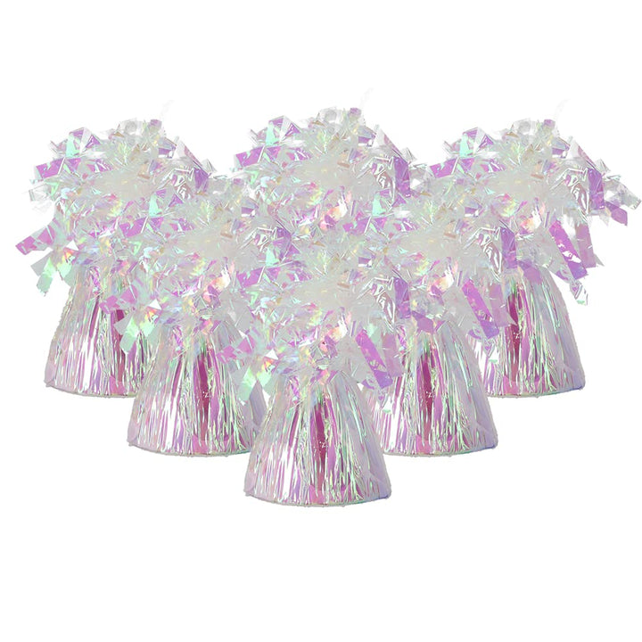 6 Balloon Weights | Helium Balloon Weights For Birthday Party Wedding Balloons (6 pack)