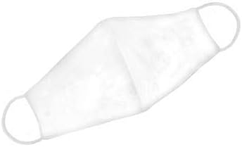 PANYJE Premium 3 layer washable & reusable 10 pack face covering 100% cotton for superior protection UK Seller, lightweight, breathable & soft unisex adult size, machine washable plain white (10 pack)