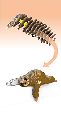 EUGY 3D Sloth Model - Craft Kit