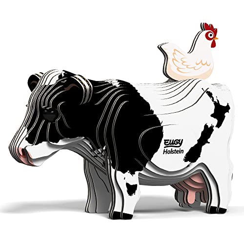 EUGY 3D Holstein Friesian Cow Model - Craft Kit