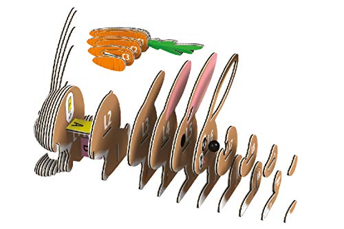 EUGY 3D Rabbit Model - Craft Kit