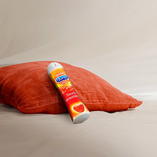 Durex Saucy Lubricant, 50 ml, Strawberry Flavoured