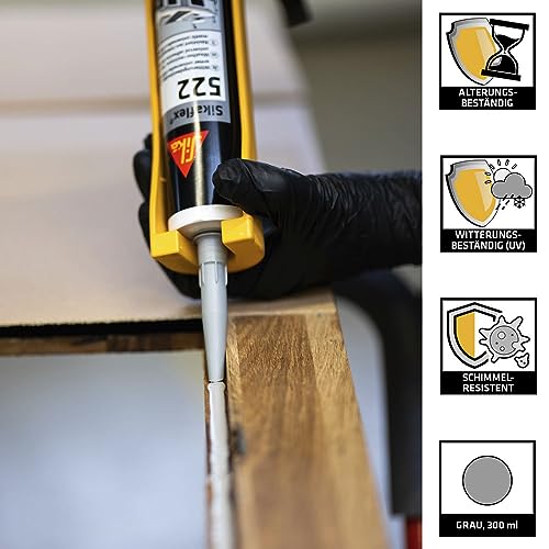 Sika Flex 522 Caravan Steel Grey 300 ml STP Universal Adhesive, Sealant, UV