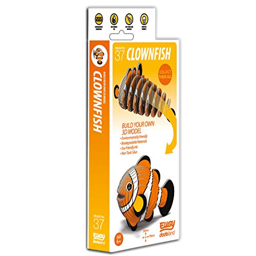 EUGY 3D Clownfish Model - Craft Kit