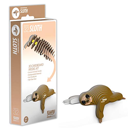 EUGY 3D Sloth Model - Craft Kit