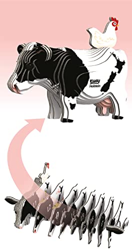 EUGY 3D Holstein Friesian Cow Model - Craft Kit