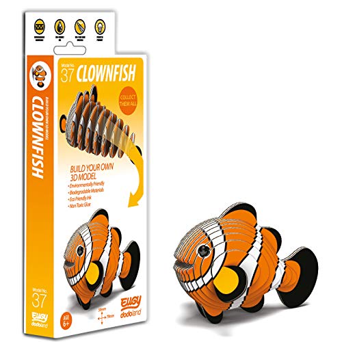 EUGY 3D Clownfish Model - Craft Kit