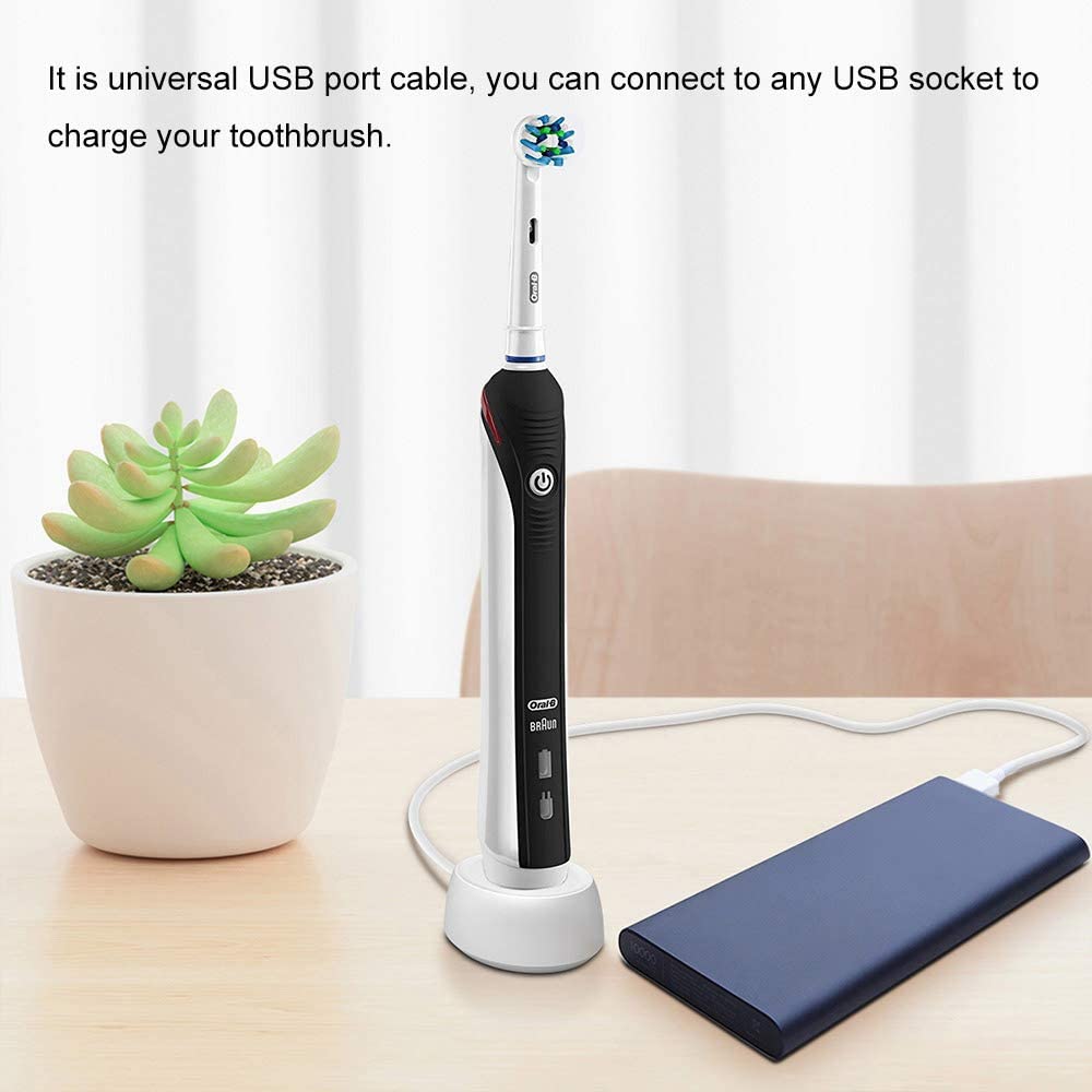 USB Electric Toothbrush Charger For Oral-b Toothbrushes Water-resistant Electric USB Toothbrush Compatible With Most Oral-b Models | UK Based Brand