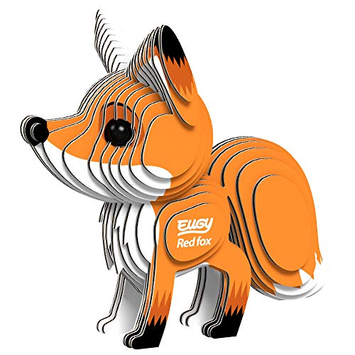 EUGY 3D Red Fox Model - Craft Kit