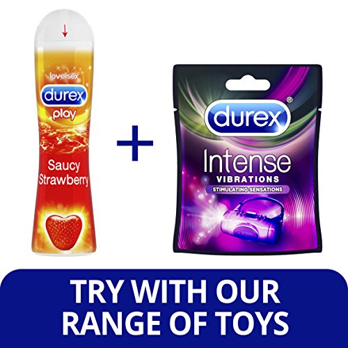 Durex Saucy Lubricant, 50 ml, Strawberry Flavoured