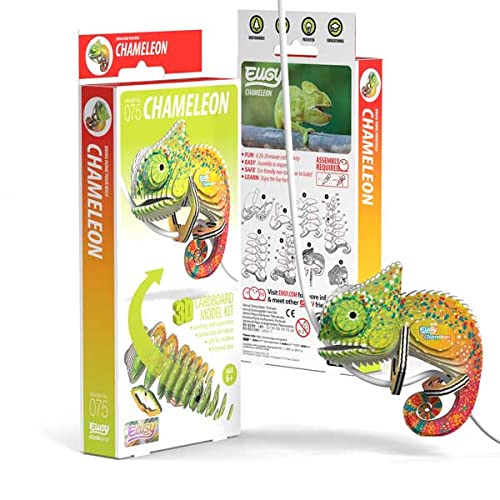 EUGY 3D Chameleon Model - Craft Kit