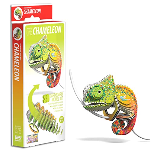 EUGY 3D Chameleon Model - Craft Kit