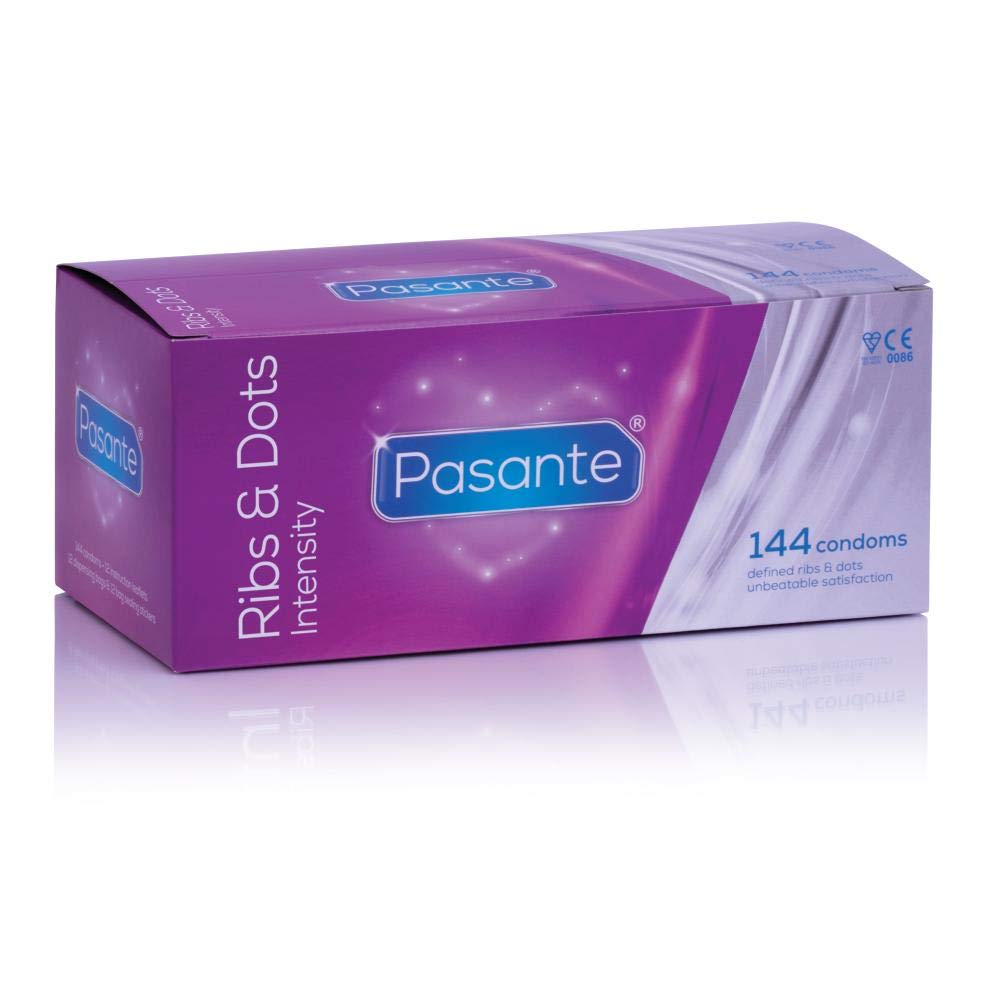 Pasante Ribs & Dots (Intensity) Condoms - Pack of 72
