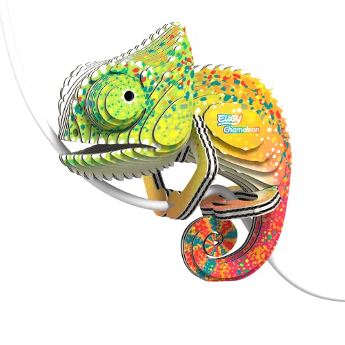 EUGY 3D Chameleon Model - Craft Kit