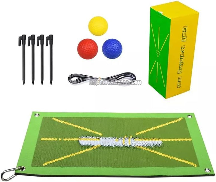 Golf Training Mat For Swing Batting Detection