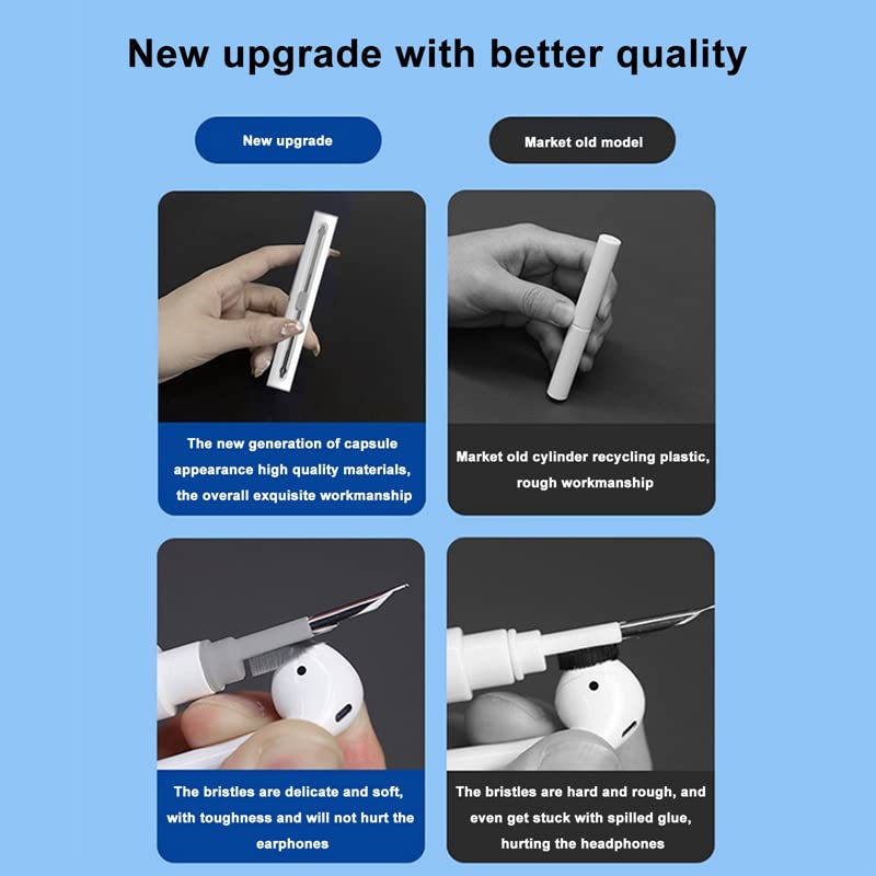 Qualis Airpod Cleaning Kit, 3-in-1 Cleaning Tools Kit