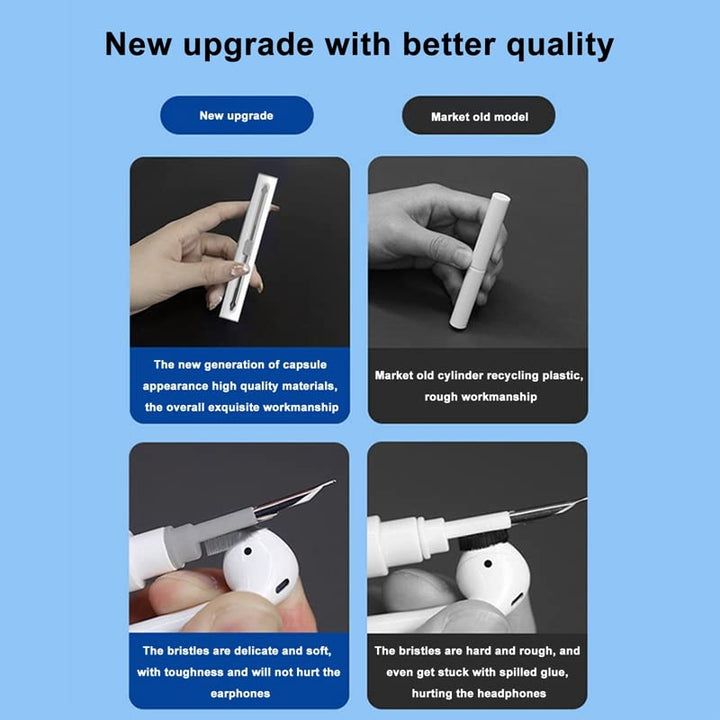 Qualis Airpod Cleaning Kit, 3-in-1 Cleaning Tools Kit