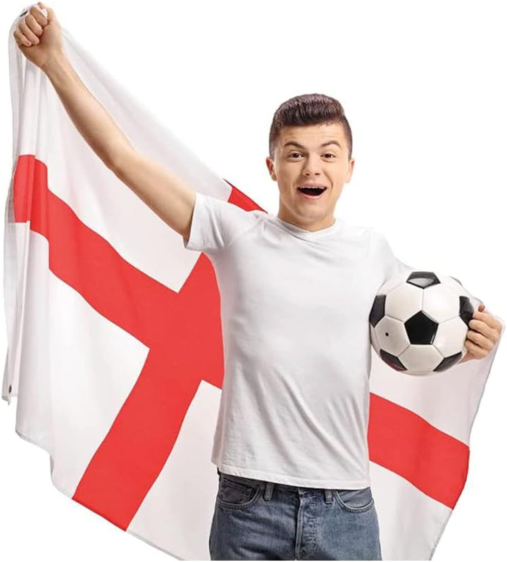 Euro 2024 England Flag | 5ft X 3ft - 90 X 150 Cm