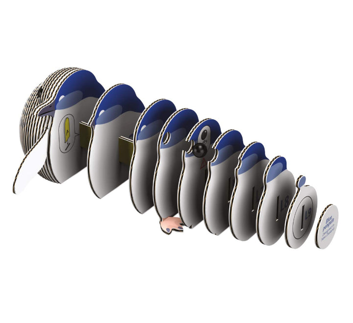 EUGY 3D Narwhal Model, Craft Kit