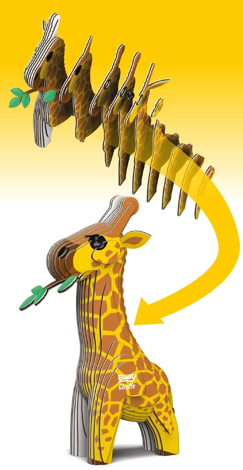 EUGY 3D Narwhal Model, Craft Kit