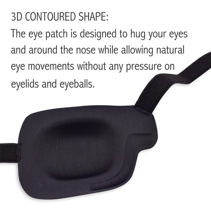 FCAROLYN 3D Eye Patch to Treat Lazy Eye/Amblyopia/Strabismus (Right)
