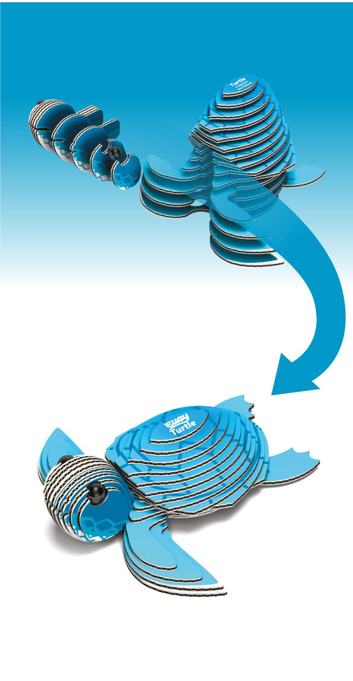 EUGY 3D Turtle Model, Craft Kit