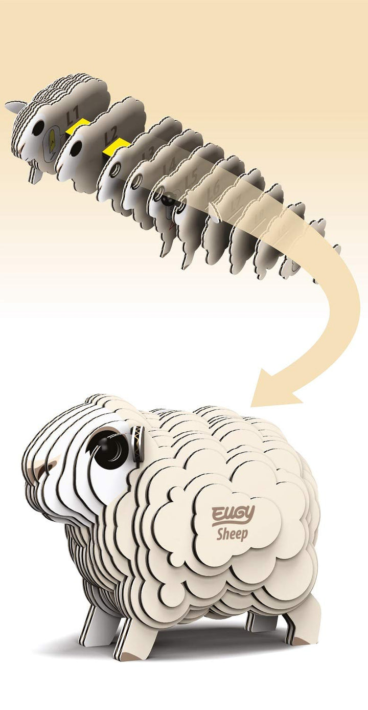 EUGY 3D Narwhal Model, Craft Kit