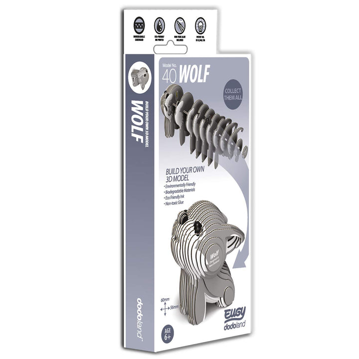 EUGY 3D Wolf Model - Craft Kit