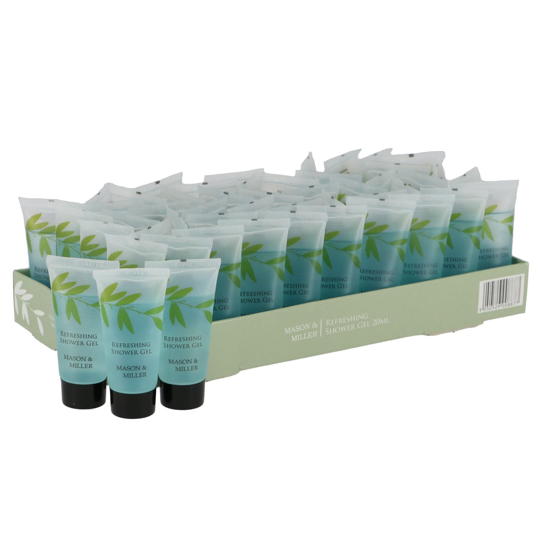 Mason & Miller - Shower Gel, Shampoo, Soap, Conditioner and Body Lotion (50 x 20ml) 250 pcs