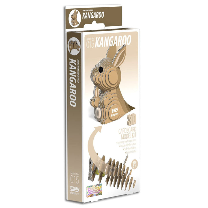 EUGY 3D Kangaroo Model - Craft Kit