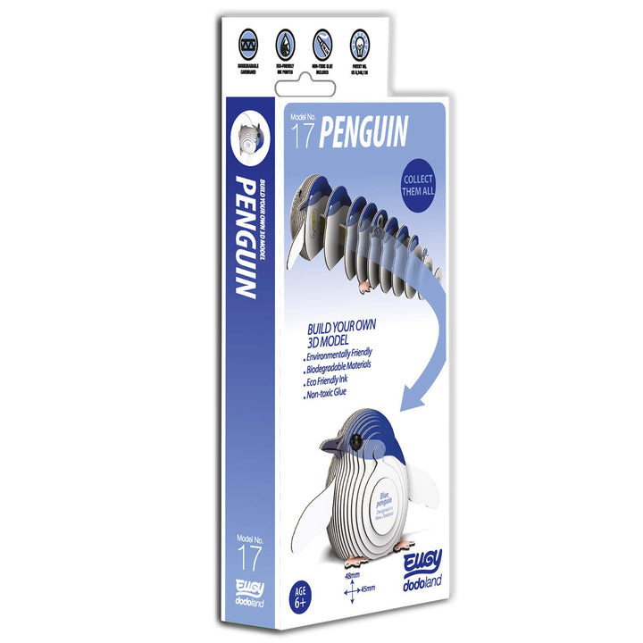 EUGY 3D Penguin Model - Craft Kit
