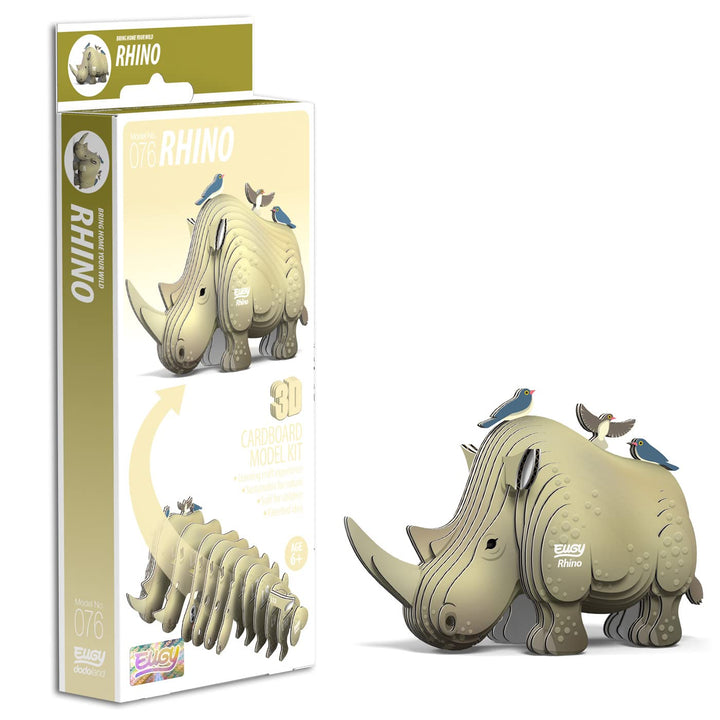 EUGY 3D Rhino Model - Craft Kit