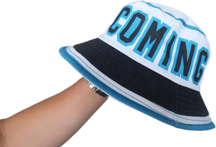 Euro 2024 | Classic England Football Bucket Hat | 'It's Coming Home' - White