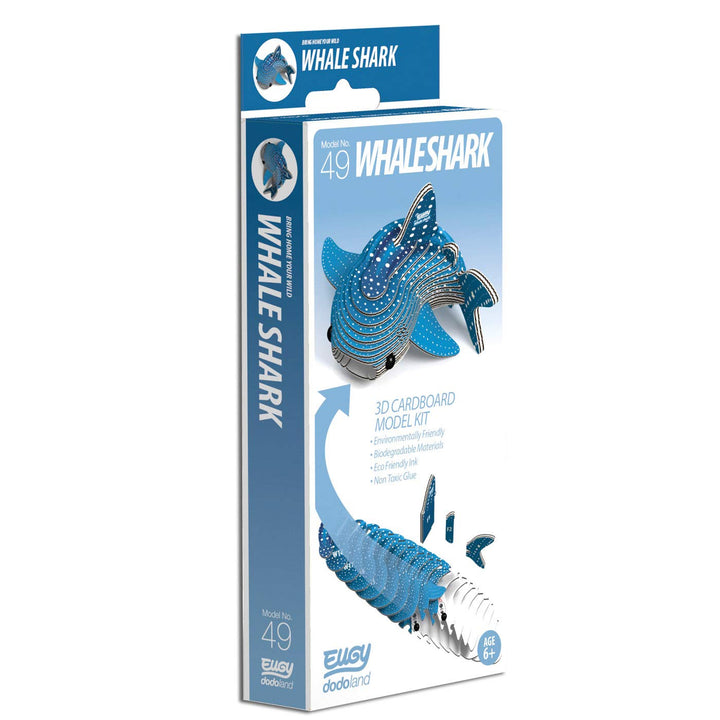 EUGY 3D Whale Shark Model - Craft Kit