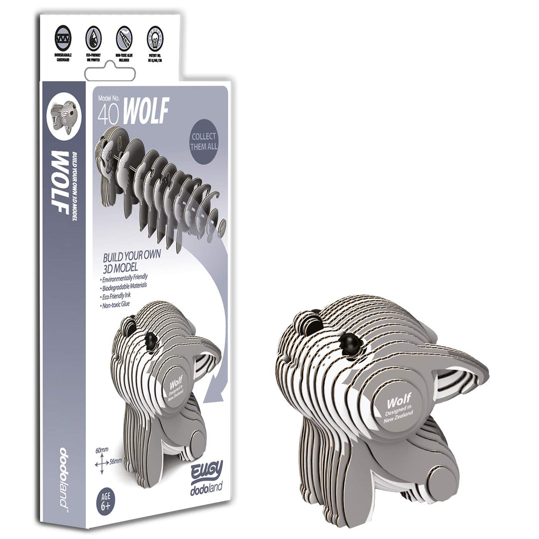 EUGY 3D Wolf Model - Craft Kit
