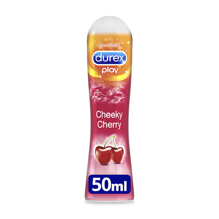 Durex 3 x Lubes Bundle, Cherry 50ml, Tingling 50ml, Strawberry 50ml