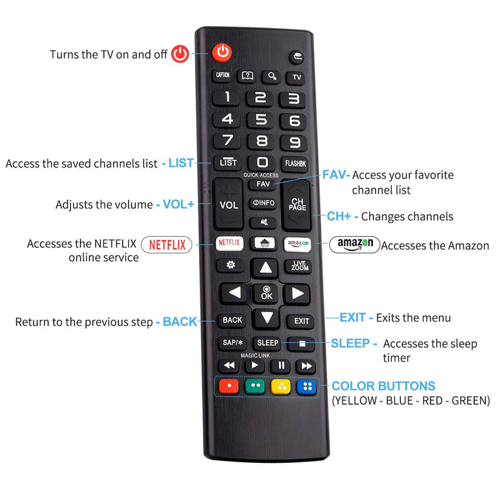 Universal LG TV Remote Control For Smart TV For LED LCD 3D HDTV