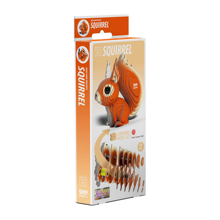 EUGY 3D Squirrel Model - Craft Kit