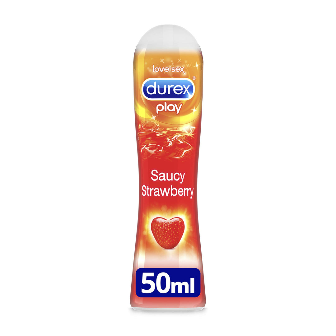Durex 3 x Lubes Bundle, Cherry 50ml, Tingling 50ml, Strawberry 50ml
