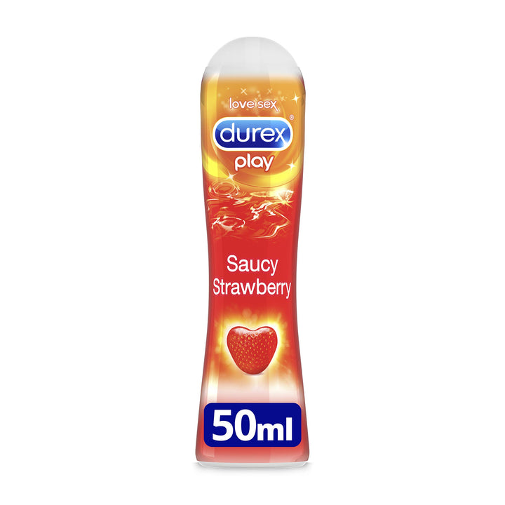 Durex 3 x Lubes Bundle, Cherry 50ml, Tingling 50ml, Strawberry 50ml