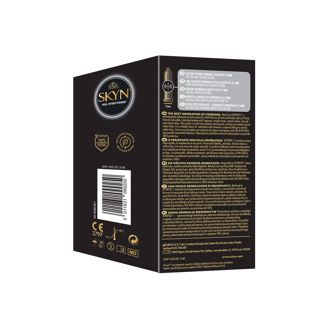 SKYN Close Feel Condoms Pack of 40 / Skynfeel Latex Free Condoms