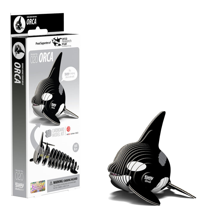 EUGY 3D Orca Model - Craft Kit
