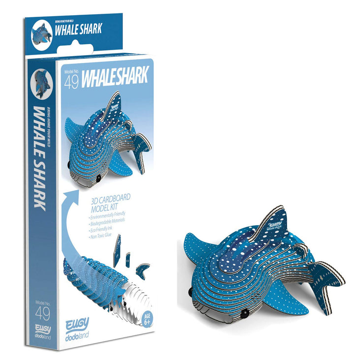 EUGY 3D Whale Shark Model - Craft Kit