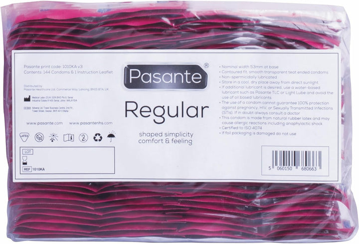 Pasante Regular Condoms - Pack of 144