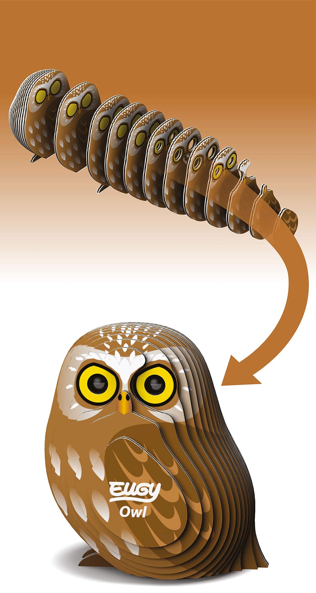 EUGY 3D Narwhal Model, Craft Kit