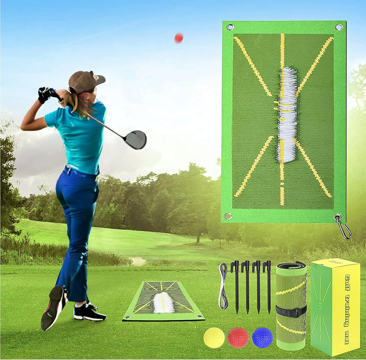 Golf Training Mat For Swing Batting Detection