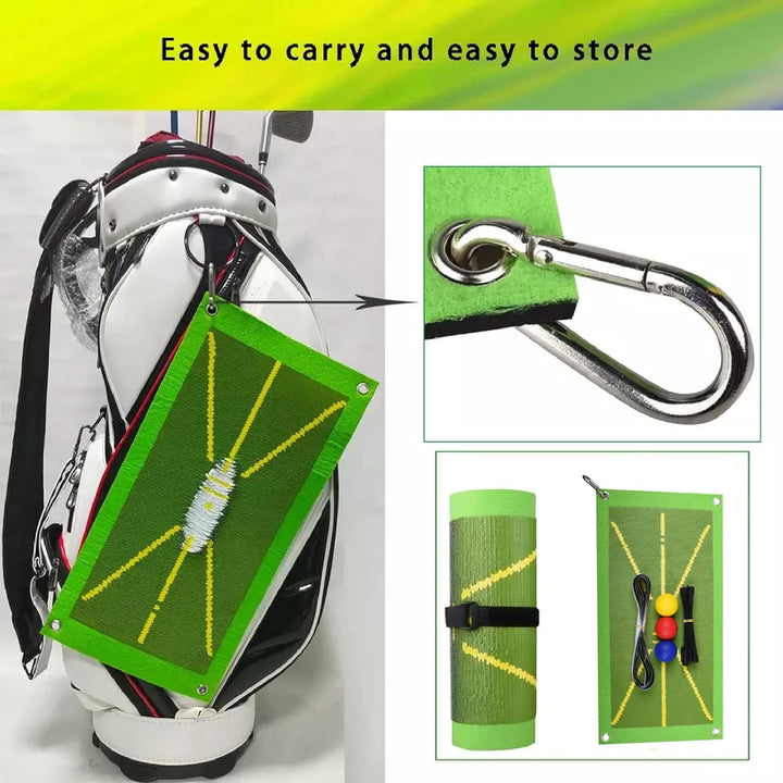 Golf Training Mat For Swing Batting Detection