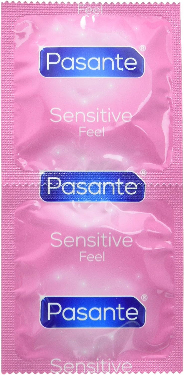 Pasante Sensitive (Feel) Condoms - Pack of 144 (Contains Latex)