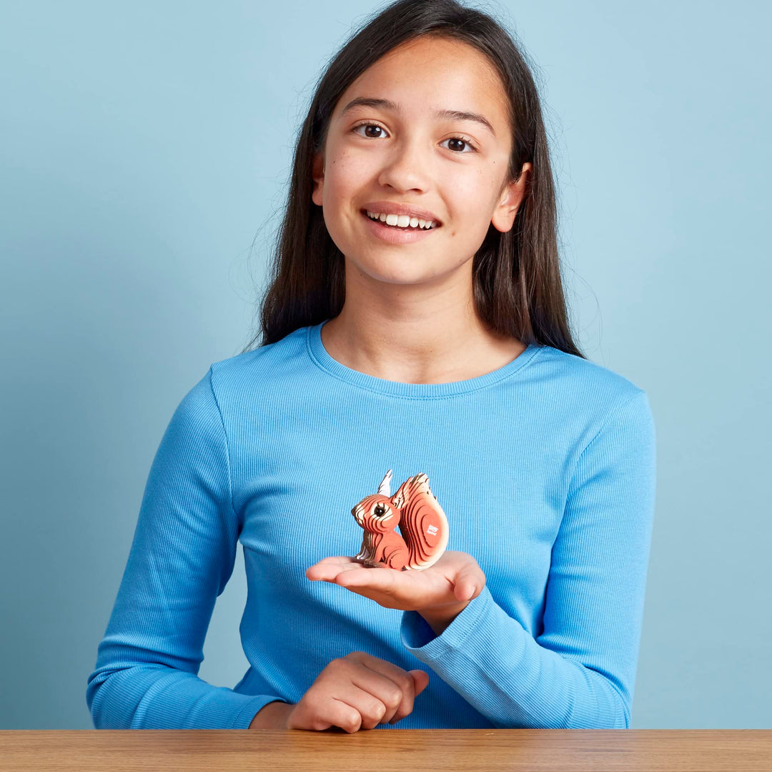 EUGY 3D Squirrel Model - Craft Kit